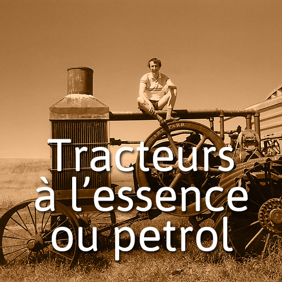 tracteurs à l'essence ou petrol